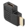 Lanberg Left angle 4K HDMI 어댑터