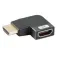 Lanberg Left angle 8K Adapter HDMI