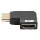 Lanberg Left angle 8K Adapter HDMI