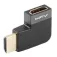 Lanberg Right angle 8K Adapter HDMI