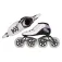 Powerslide Dragon white 100 inline-skøjter