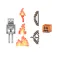 Minecraft Timanttitason luurankohahmo