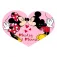 Disney & coussin 3D Mickey Minnie