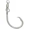 Mustad Demon® Offset Circle barbed single eyed hook