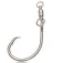 Mustad Demon® Offset Circle barbed single eyed hook