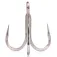 Mustad UN Inline 5X Strong Barbed Treble Hook