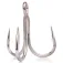 Mustad UN Inline 5X Strong Barbed Treble Hook