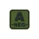 Jtg Bloedtype A Neg rubberen patch