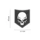 Jtg Patch de borracha SOF Skull