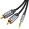 Vention BCNBG Kabel RCA do jacka 3.5 mm 5 mm