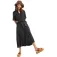Roxy Island Escape Solid kurzarm langes kleid