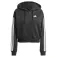 adidas Essentials 3 Stripes French Terry full zip sweatshirt