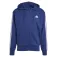 adidas Essentials 3 Stripes French Terry full zip sweatshirt