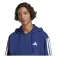 adidas Essentials 3 Stripes French Terry full zip sweatshirt