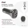 Club 3d 2xUSB 1xUSB 36W billader