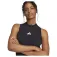 adidas Essentials 3 Stripes Racerback sleeveless long dress