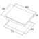 Cata INSB 8021 BK induction hob