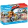 Playmobil Figura de camión de construcción con grúa
