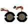 Custom dynamics Intermitentes Genesis® 4 LED 1156 Flat