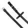 Equestro Rênes Solid Lettering Grip Rubber Silver Fitting