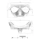Salvimar Maschera da freediving Incredible