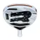 Royal padel golden white padel racket