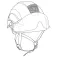 Petzl Helm-Adapterplatte