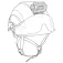 Petzl Helm-Adapterplatte