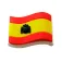 Jibbitz Spain Flag Stift