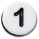 Jibbitz Pin Tiny Friendship Number One