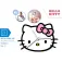 Hello kitty MDF-seinäkello
