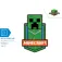 Minecraft MDF-Wanduhr