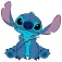 Stitch Veggklokke i MDF