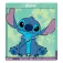 Stitch Reloj de pared de MDF