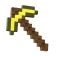 Minecraft Figure Gold Pickaxe