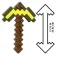 Minecraft Gold Pickaxe figur