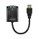 Savio Mini Jack HDMI-VGA-sovitin