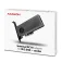 Axagon PCEM2-DC PCie-SATA-sovitin