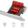 Axagon PCES-SA6 PCie-SATA-sovitin