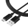 Tactical Glatt USB-A til USB-C-kabel 2 m