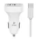 Unico 2USB 2.4A + Cable TYPE-C Autoladegerät