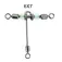 Sele T Pearl swivels