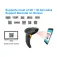 Equip Escàner de codi de barres Wireless 2D Dual