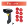 Equip Escàner de codi de barres Wireless 2D Dual