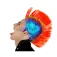 Atosa Punk Perücke
