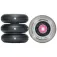 Impala rollers Light Up Inline skates wheels 4 units