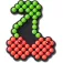 Jibbitz Штифт Beaded Cherry