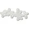 Jibbitz Blooming White Florals 핀