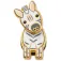 Jibbitz Enamel Zebra 핀