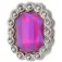Jibbitz Gorgeous Purple Gem Stift